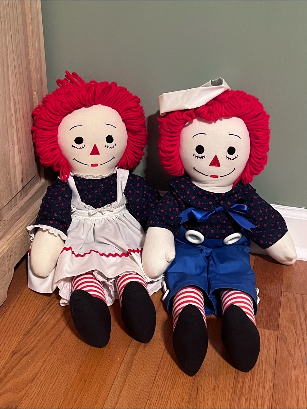 Classic Vintage Raggedy Ann and Andy Doll Set from McCall’s Sewing Pattern